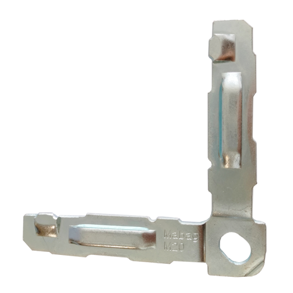 M20 Corner Duct Corner, SPHC steel, ClimateCarer duct fitting supplier