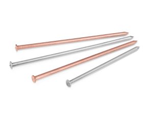 Capacitor discharge CD weld pins for duct wrap, copper-plated 19-300mm studs, ClimateCarer insulation fastener supplier