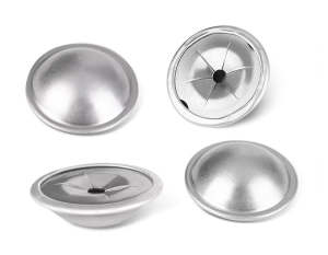 Aluminium dome caps covering pin ends, 22-50mm for weld pins and anchors, ClimateCarer insulation fastener supplier