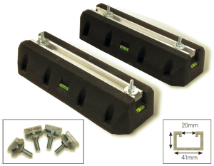 Mini Split Outdoor Floor Mounting Base Kit Rubber Foot, Natural rubber anti-vibration mount, ClimateCarer supplier
