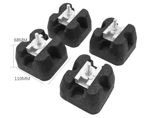 Mini Split Kit Anti-Vibration Rubber Feet, Natural rubber anti-vibration mount, ClimateCarer HVAC accessory supplier
