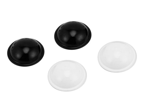 Black or White coated Insulation Dome Caps, White or black coated, ClimateCarer insulation fastener supplier