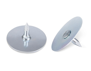 Duct liner weld pins for fixing insulation inside HVAC ducts, galvanized steel, ClimateCarer insulation fastener supplier