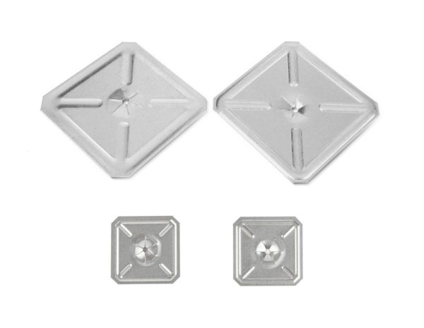 Square Self Locking Washer for Insulation pins, Stainless steel or galvanized, ClimateCarer insulation fastener supplier