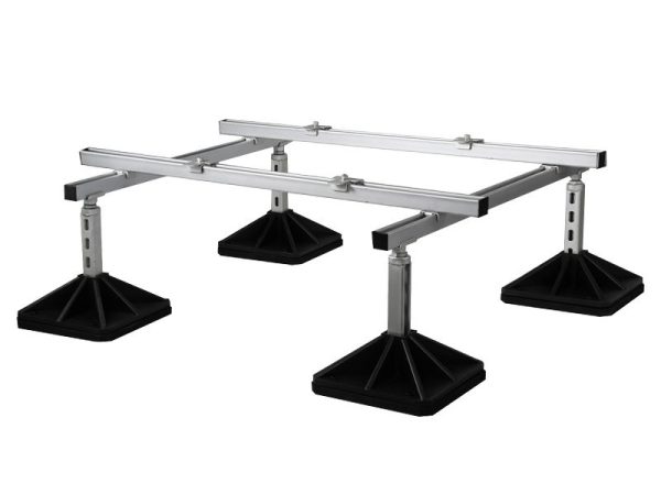 Mini Splits and Heat Pumps Ground Support Big Foot Multi Frame, ClimateCarer HVAC accessory supplier