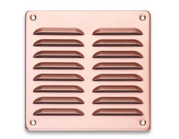 Aluminum Ventilation External Louvers, Powder coated aluminium blade, ClimateCarer air distribution supplier