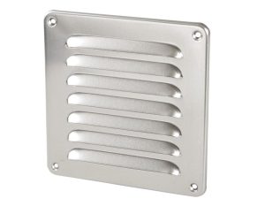 155×155 Aluminum Ventilation Louvers, Powder coated aluminium blade, ClimateCarer air distribution supplier