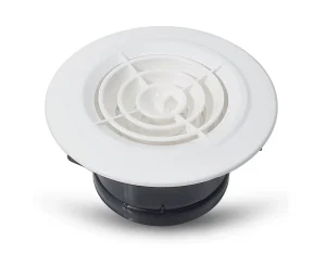 ABS Plastic Bathroom Ceiling Air Diffuser, ABS+PP material, ClimateCarer air distribution supplier