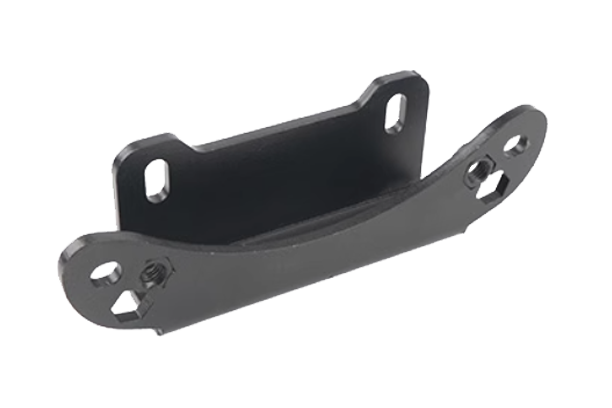 Powder coated metal parts in grey and black, ClimateCarer powder coating supplier