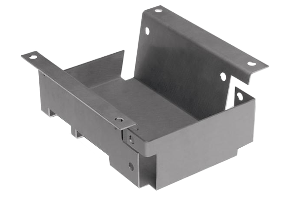 Laser cut sheet metal panel with clean edge, ClimateCarer OEM sheet metal supplier