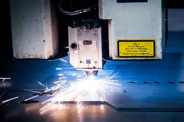 Laser cutting machine cutting sheet metal, ClimateCarer OEM sheet metal supplier